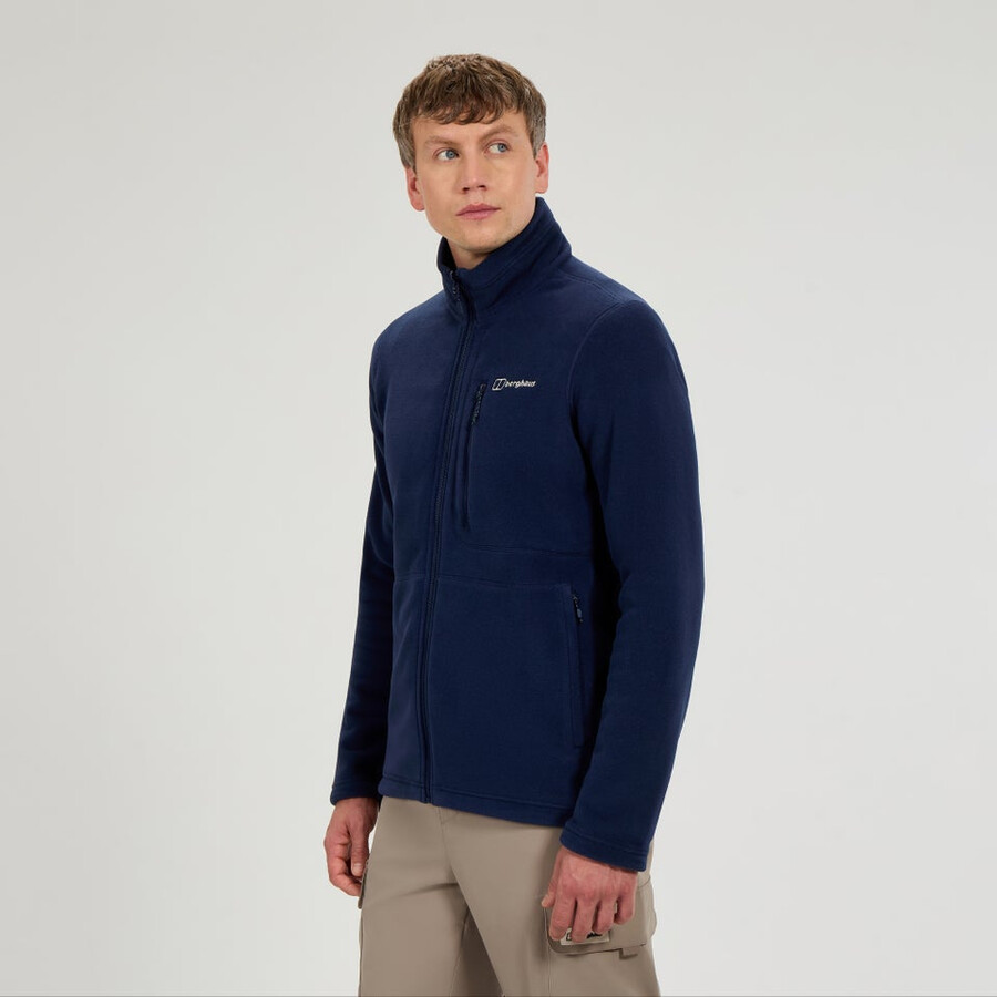 mens activity interactive polartec fleece - blue berghaus