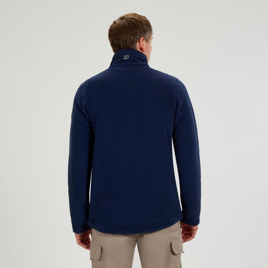 mens activity interactive polartec fleece - blue berghaus