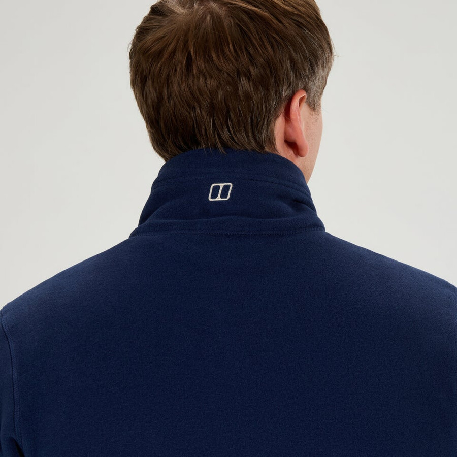 mens activity interactive polartec fleece - blue berghaus