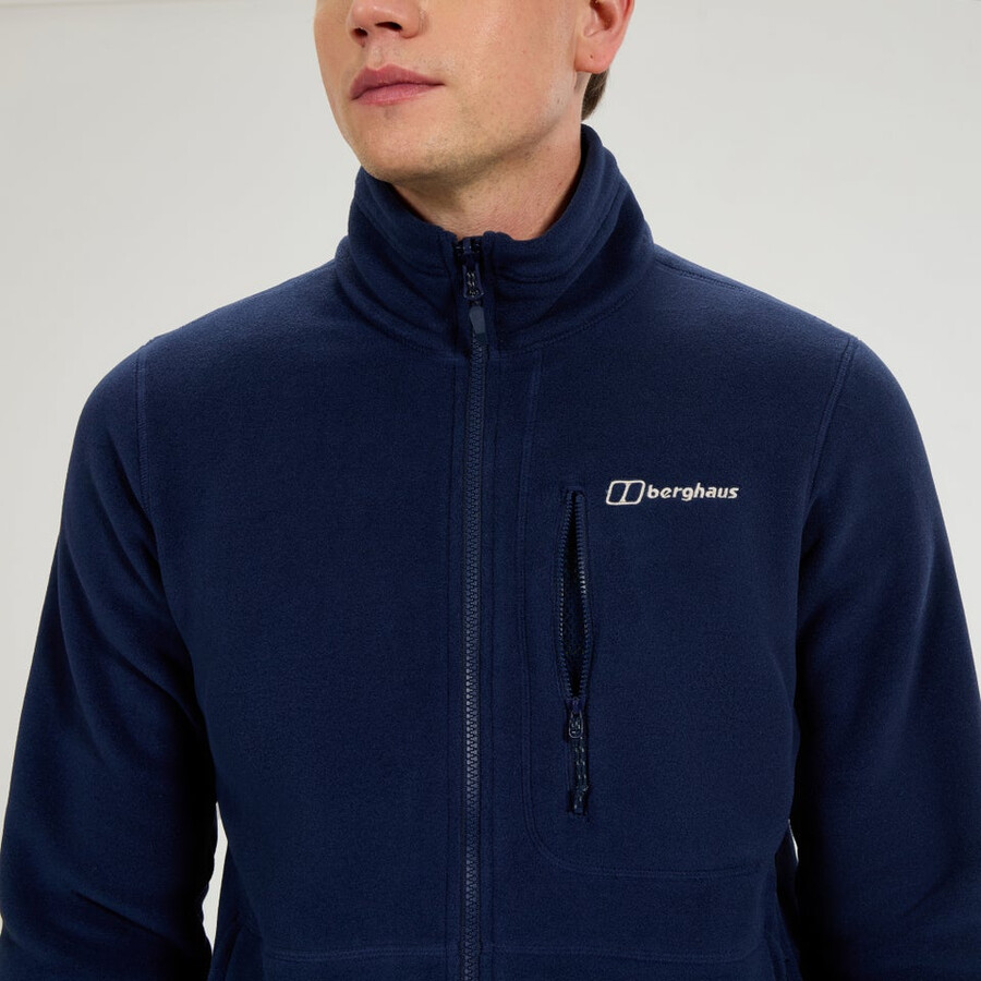 mens activity interactive polartec fleece - blue berghaus