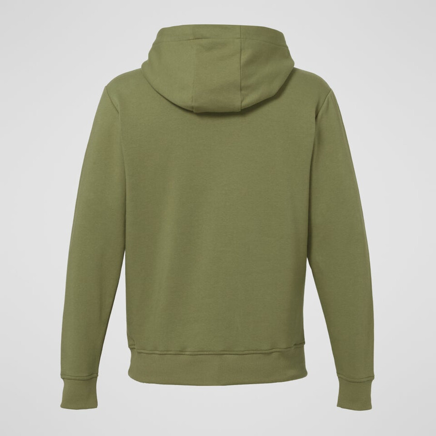 mens small logo hoody - green berghaus