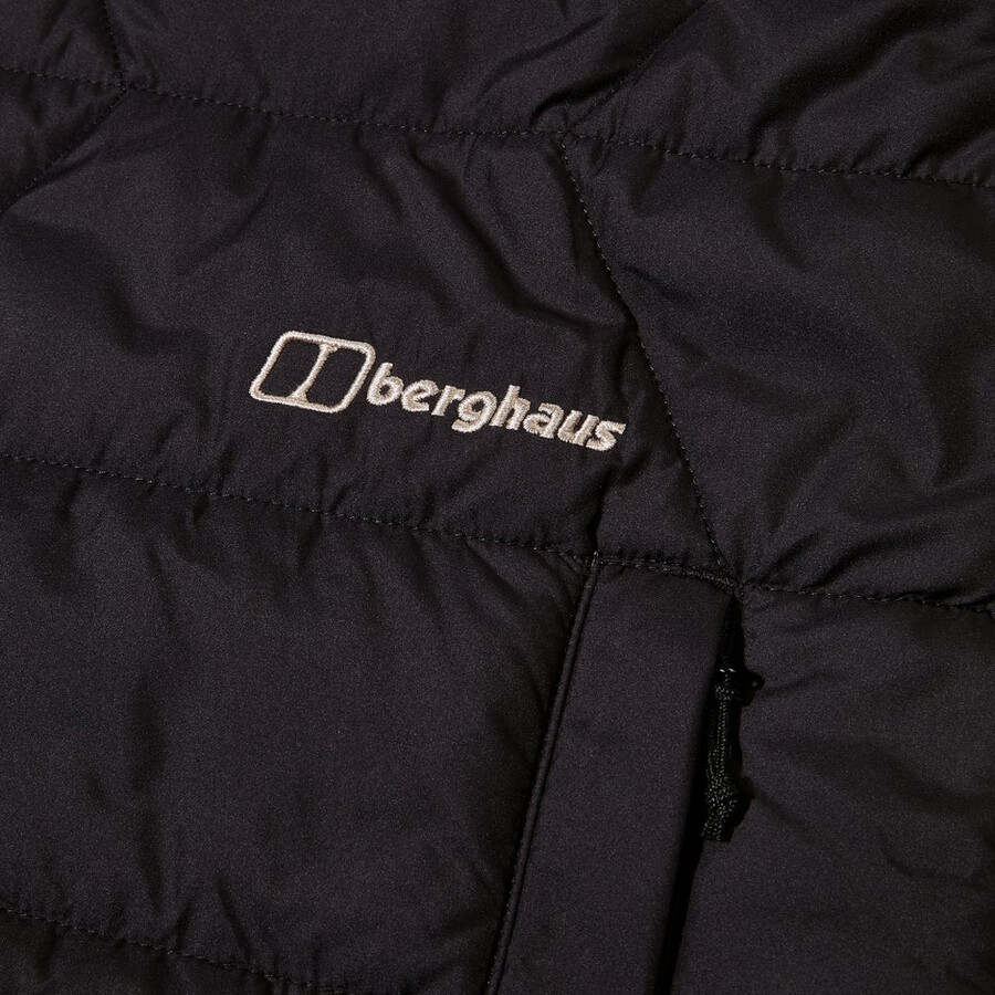 mens netherdene quilted insulated jacket - black berghaus