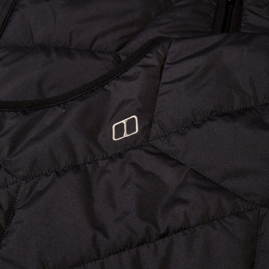 mens netherdene quilted insulated jacket - black berghaus