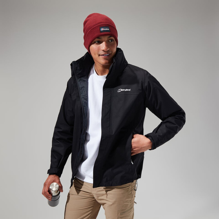 mens rg alpha 2.0 jacket - black berghaus