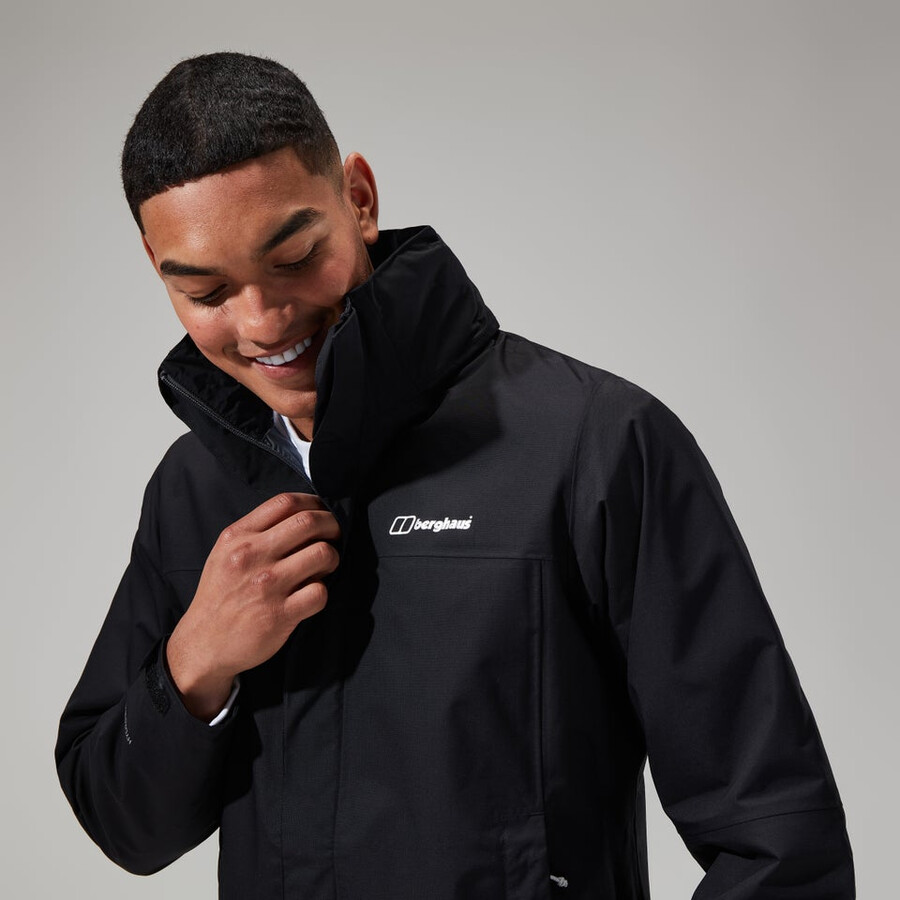 mens rg alpha 2.0 jacket - black berghaus