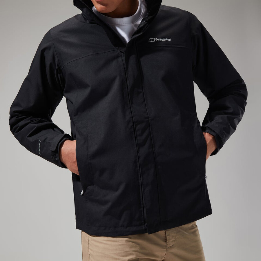 mens rg alpha 2.0 jacket - black berghaus