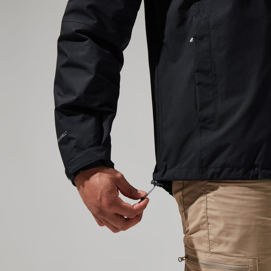 mens rg alpha 2.0 jacket - black berghaus