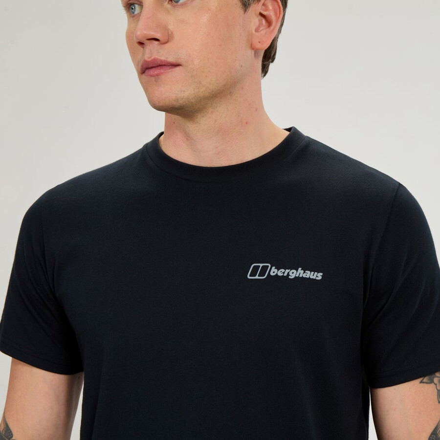 mens coordinates tee - black berghaus