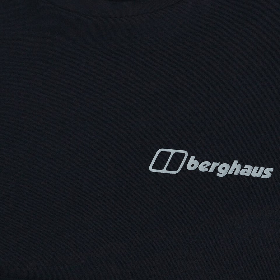 mens coordinates tee - black berghaus