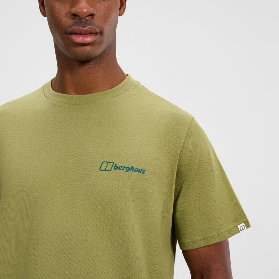 mens coordinates tee - green berghaus