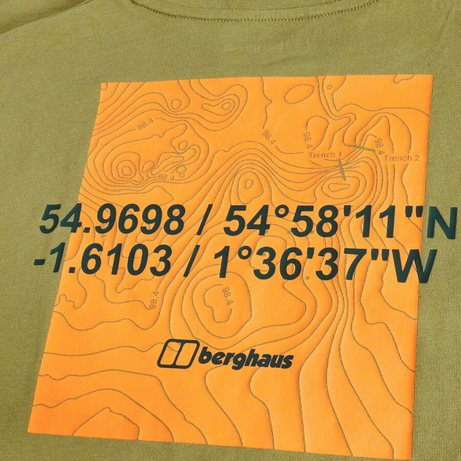 mens coordinates tee - green berghaus