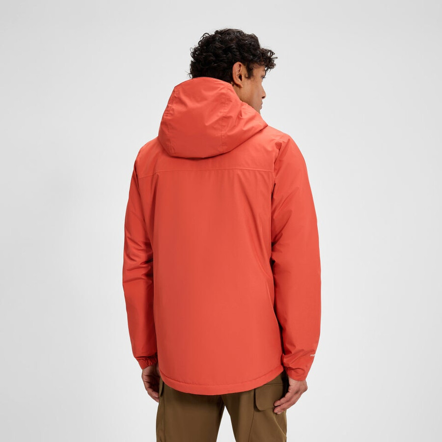 mens deluge pro 3.0 insulated jacket - orange berghaus