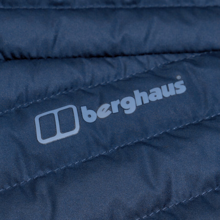 womens nula micro jacket long - dark blue berghaus