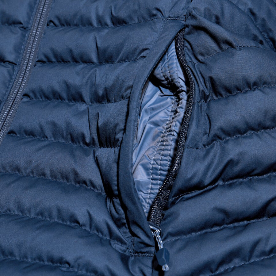 womens nula micro jacket long - dark blue berghaus