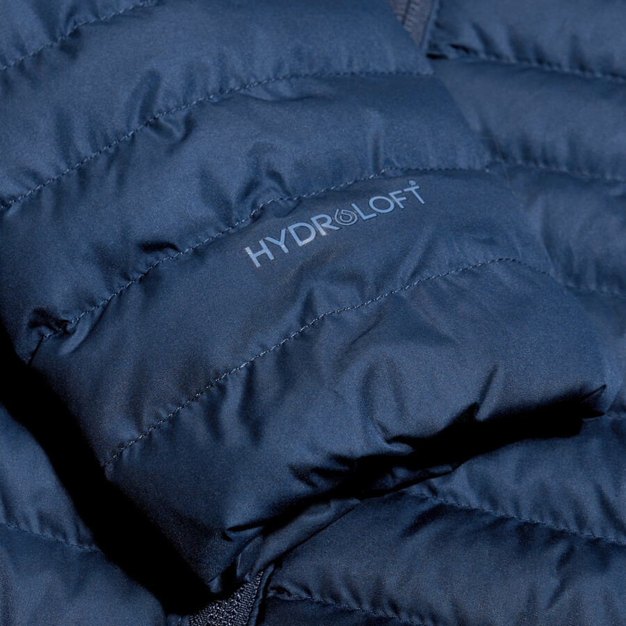 womens nula micro jacket long - dark blue berghaus