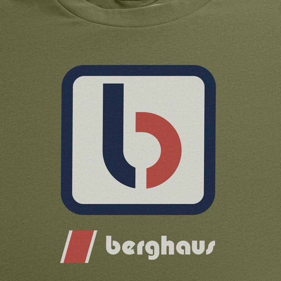 unisex the b tee - green berghaus