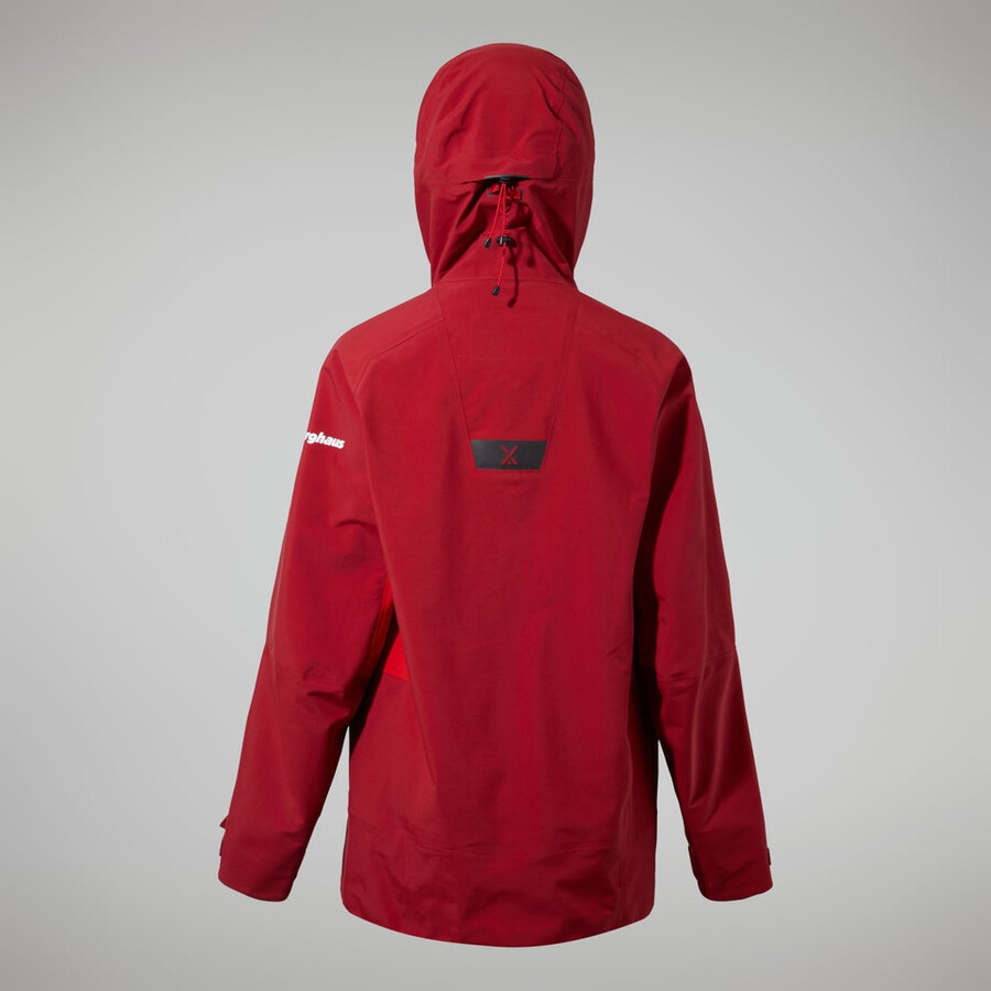 womens mtn arete descend gore-tex jacket - red berghaus
