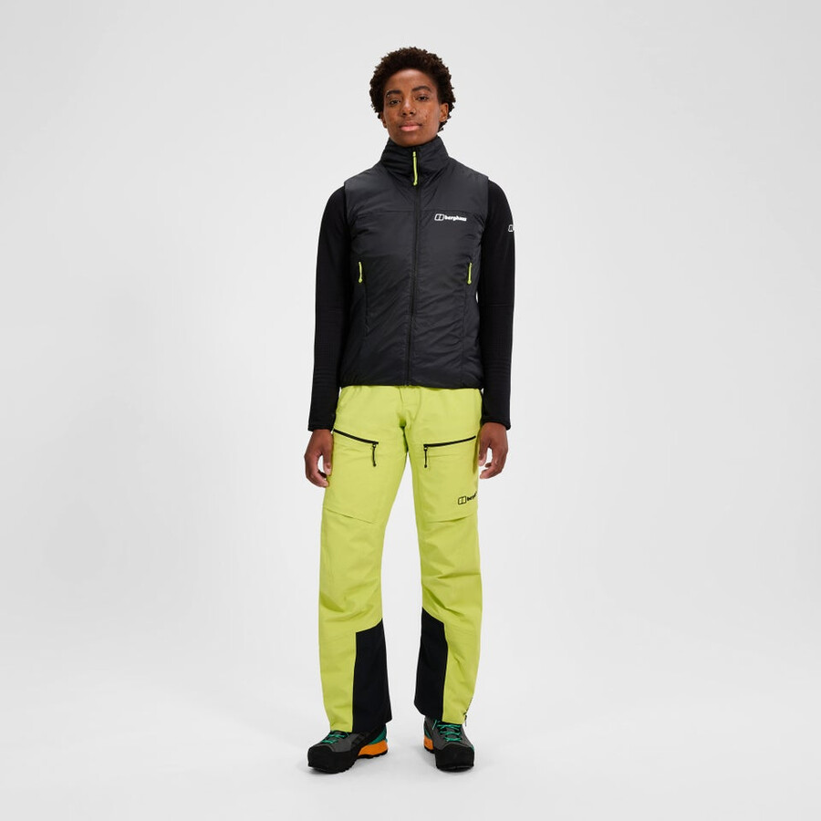 womens mtn arete synthetic vest - black berghaus