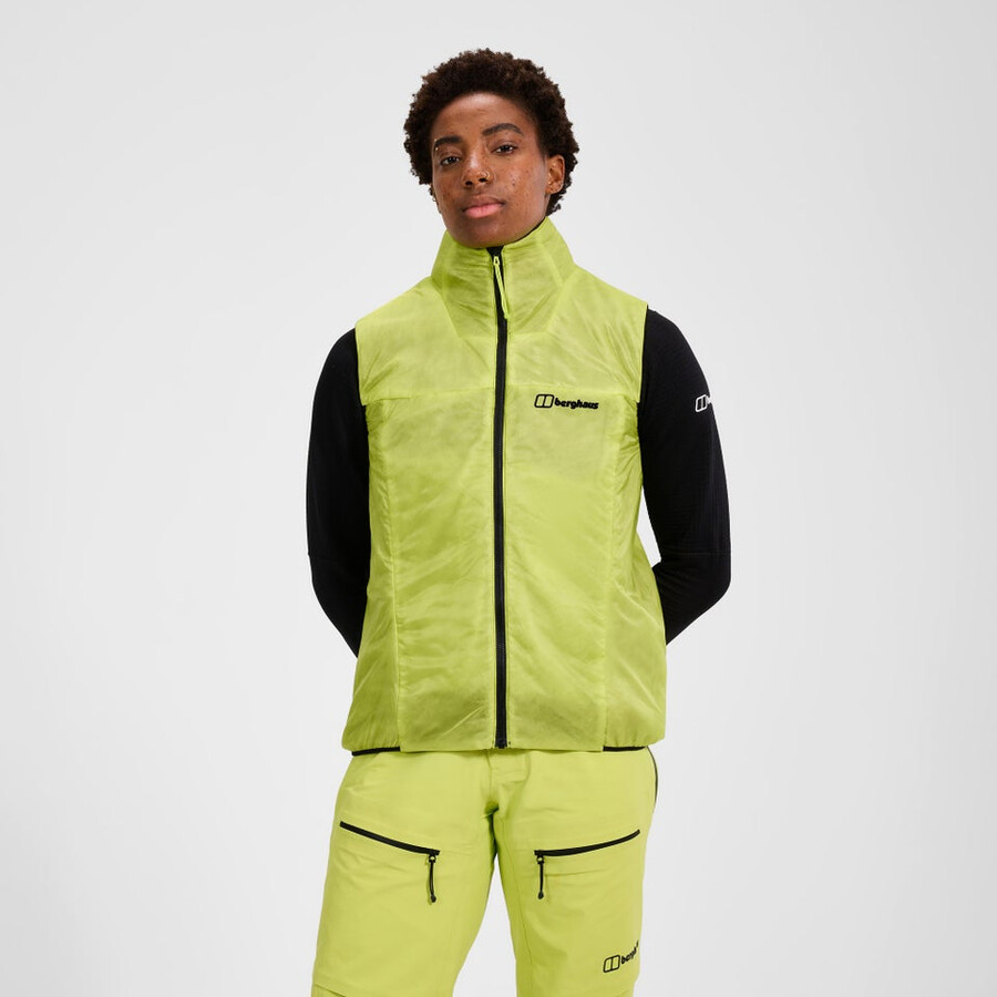 womens mtn arete synthetic vest - black berghaus