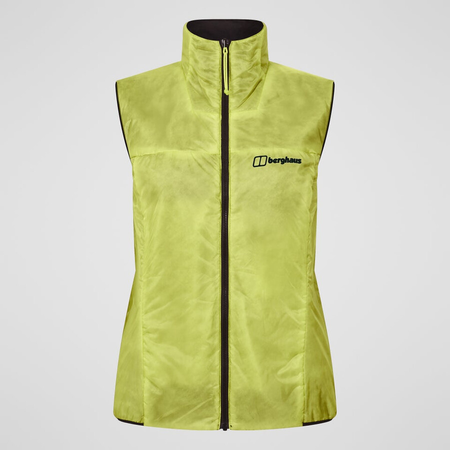 womens mtn arete synthetic vest - black berghaus