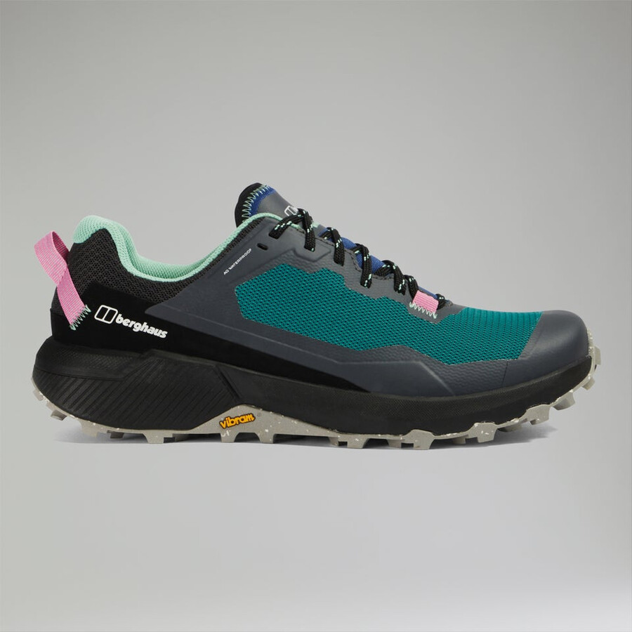 womens revolute active shoe - blackdark turquoise berghaus