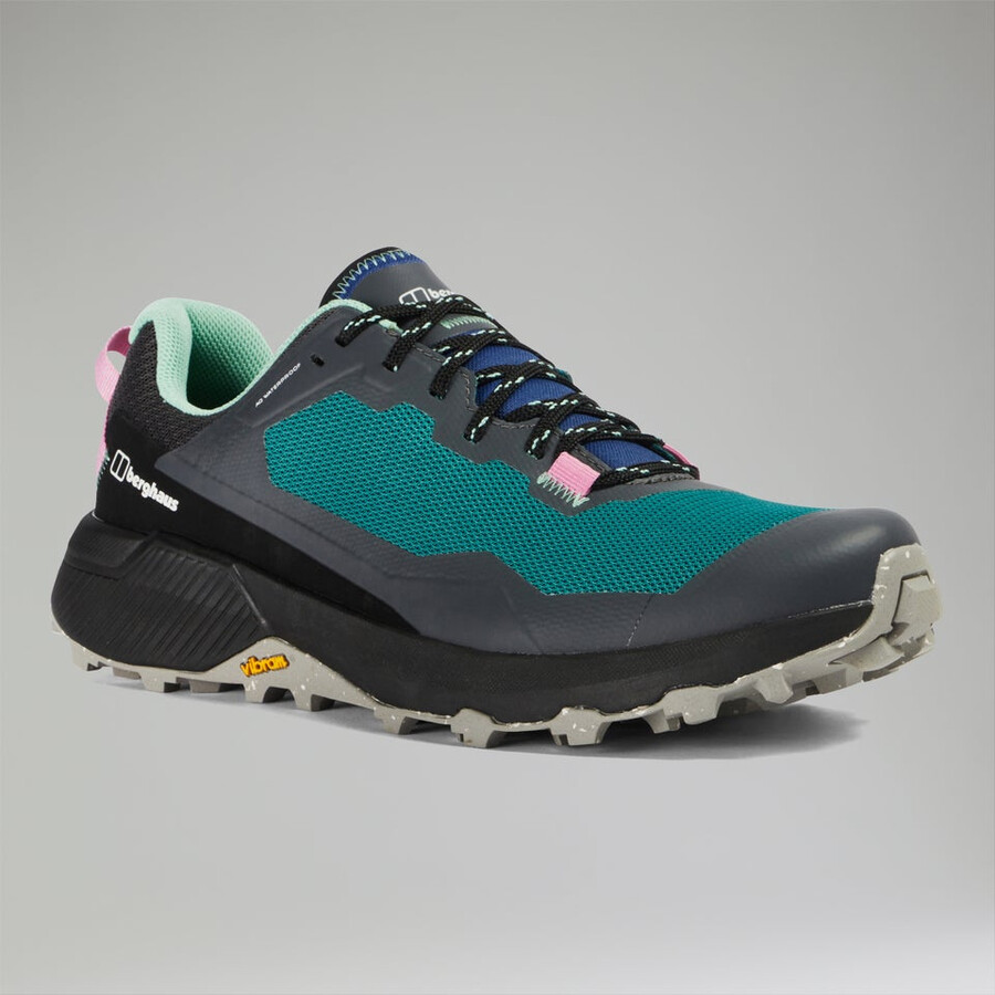 womens revolute active shoe - blackdark turquoise berghaus