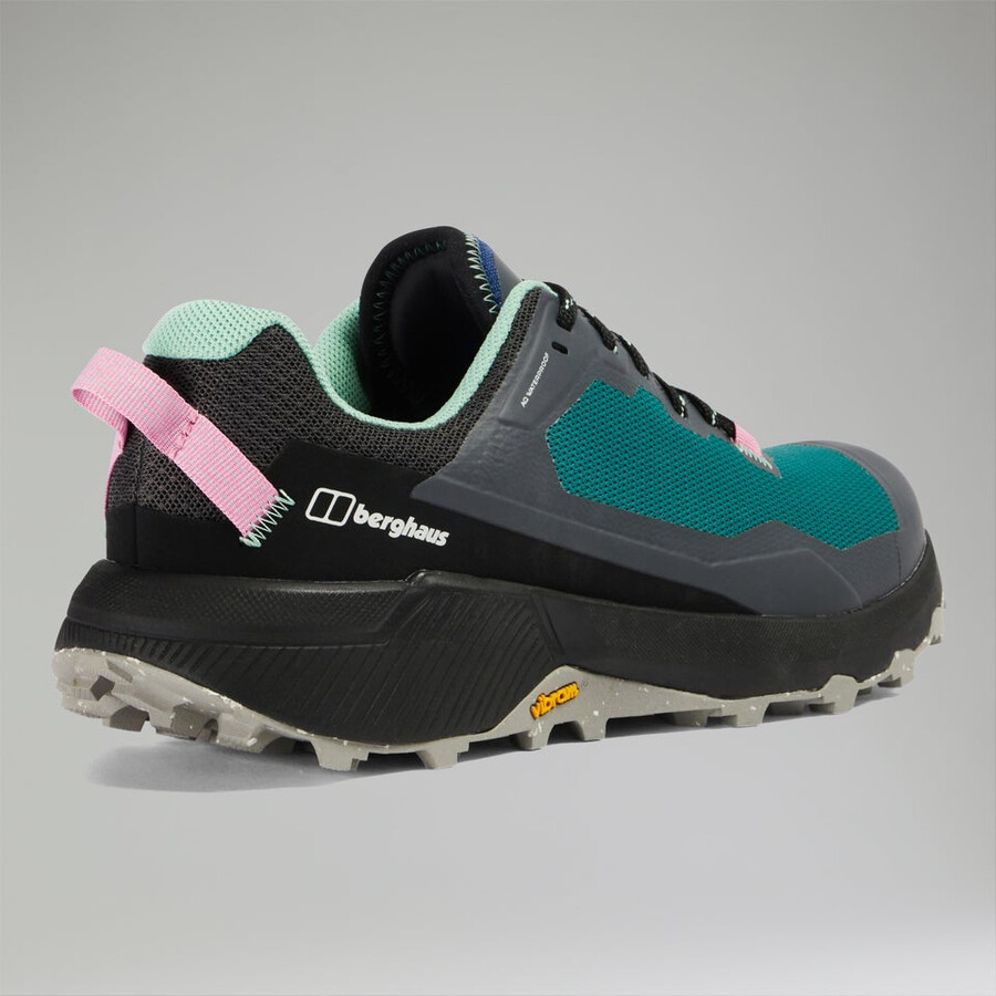 womens revolute active shoe - blackdark turquoise berghaus